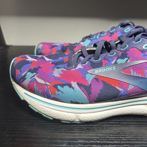 Women’s Brooks Ghost 15 Purple Blue Sneakers Running Shoes 10 Empower Her - Picture 3 of 15